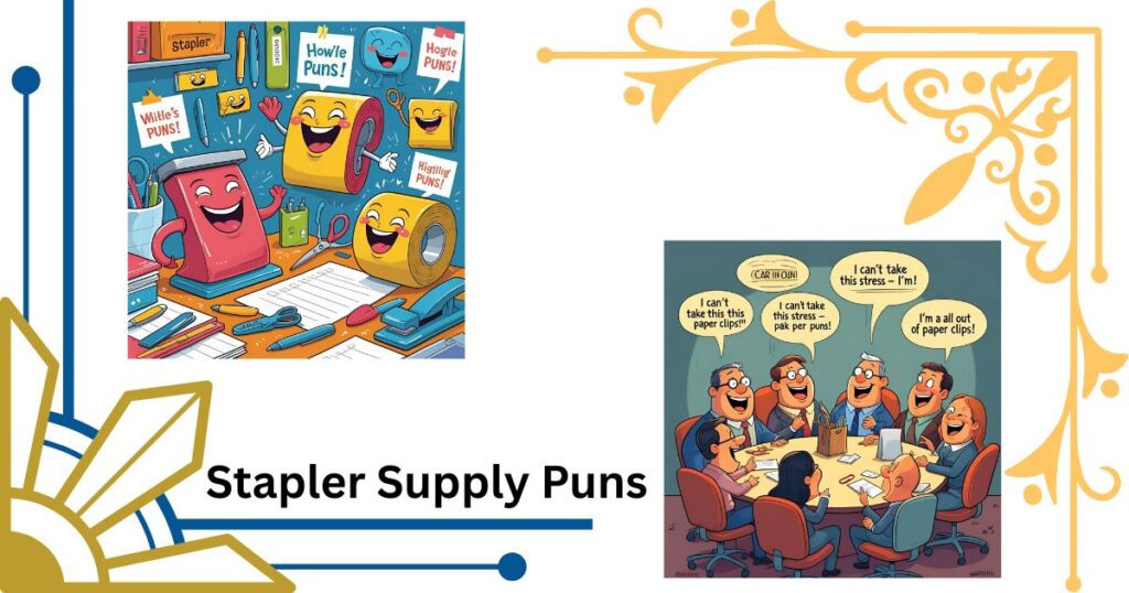 Stapler Office Supply Puns That Really Fasten the Deal