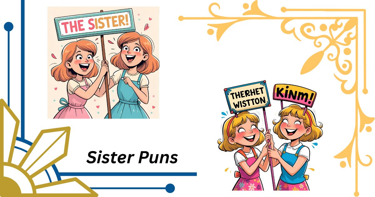 139+ Sister Puns That Will Have You Laughing with Sibling Rivalry