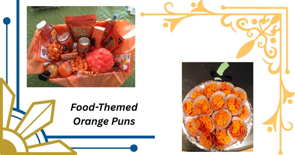 Food-Themed Orange Puns for Snack Lovers