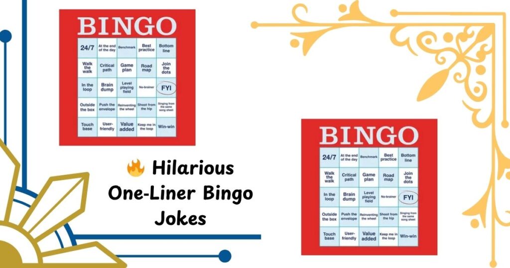 🔥 Hilarious One‑Liner Bingo Jokes