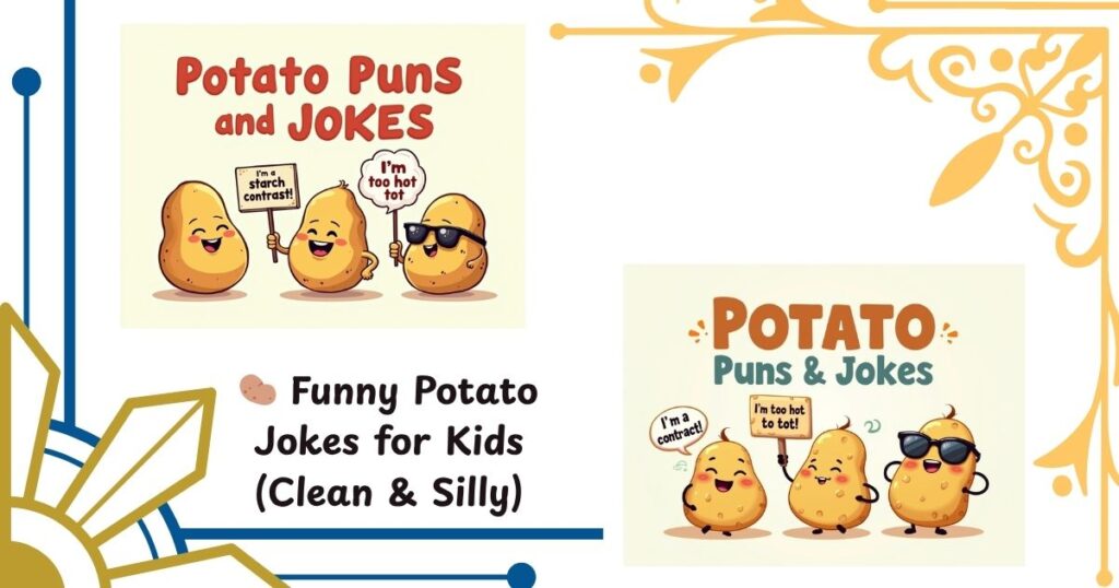 🥔 Funny Potato Jokes for Kids (Clean & Silly)
