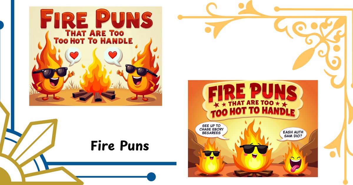 134 Fire Puns That Are Too Hot to Handle (Funny, Clever & Sizzling Picks)