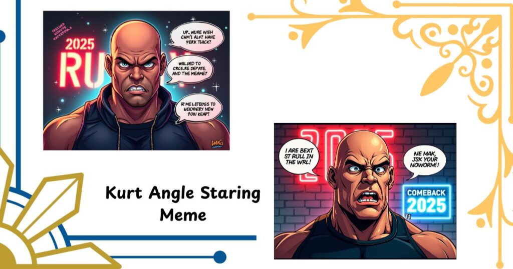 The Origin of the Kurt Angle Staring Meme
