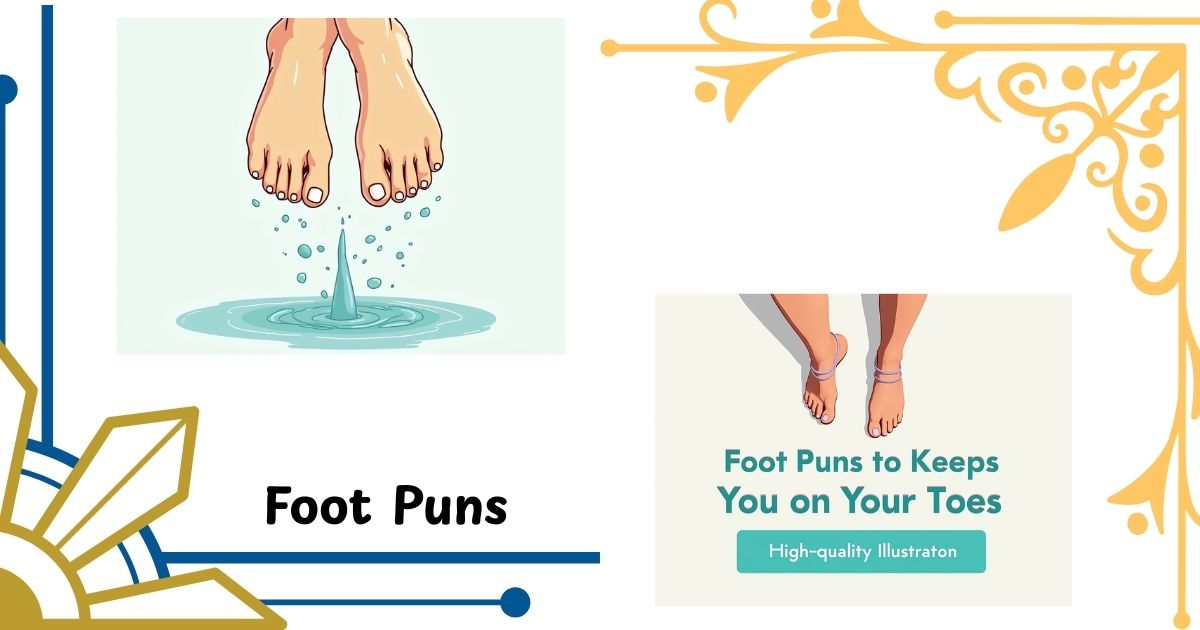 250+ Foot Puns to Keep You on Your Toes