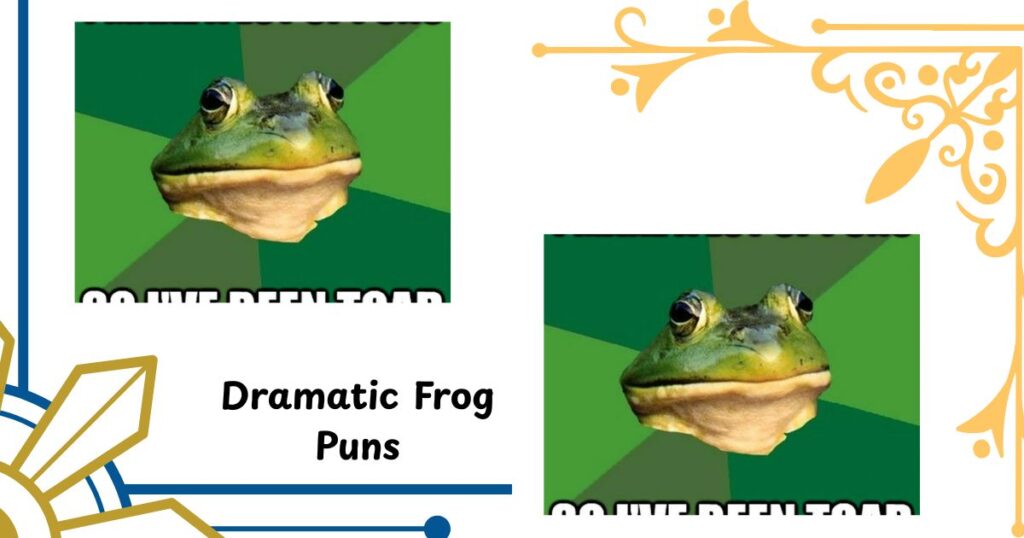 Dramatic Frog Puns for Theater Enthusiasts