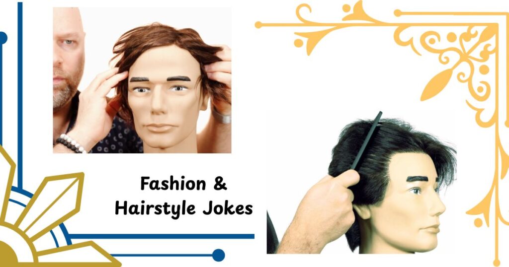 Fashion & Hairstyle Jokes for Big Foreheads