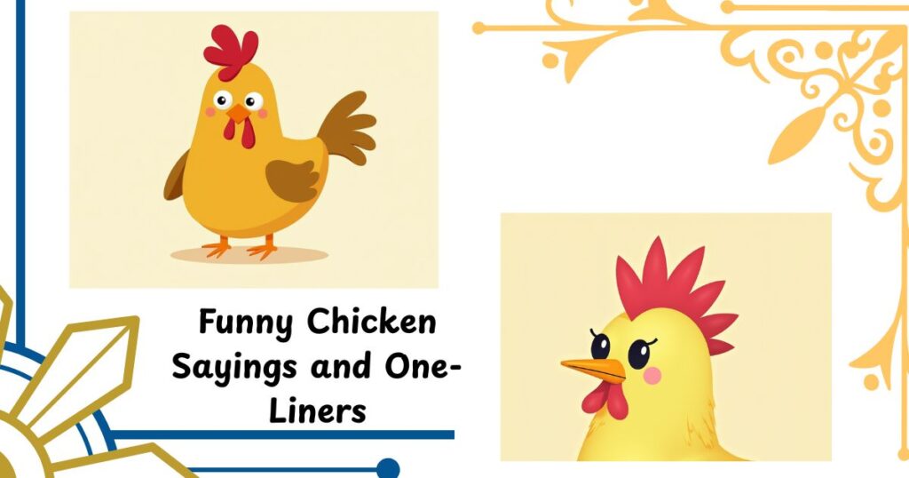 Funny Chicken Sayings and One-Liners