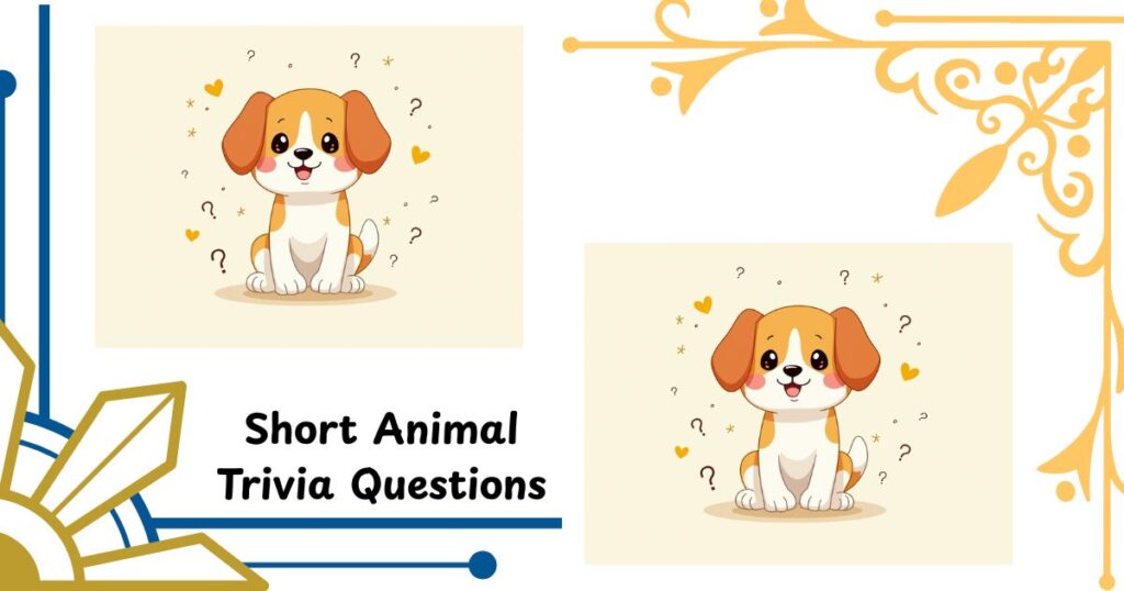 🎉 Quick Lightning Round: Short Animal Trivia Questions