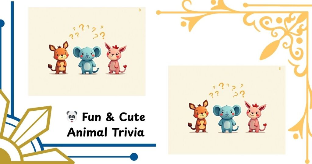 🐼 Fun & Cute Animal Trivia Every Child Will Enjoy